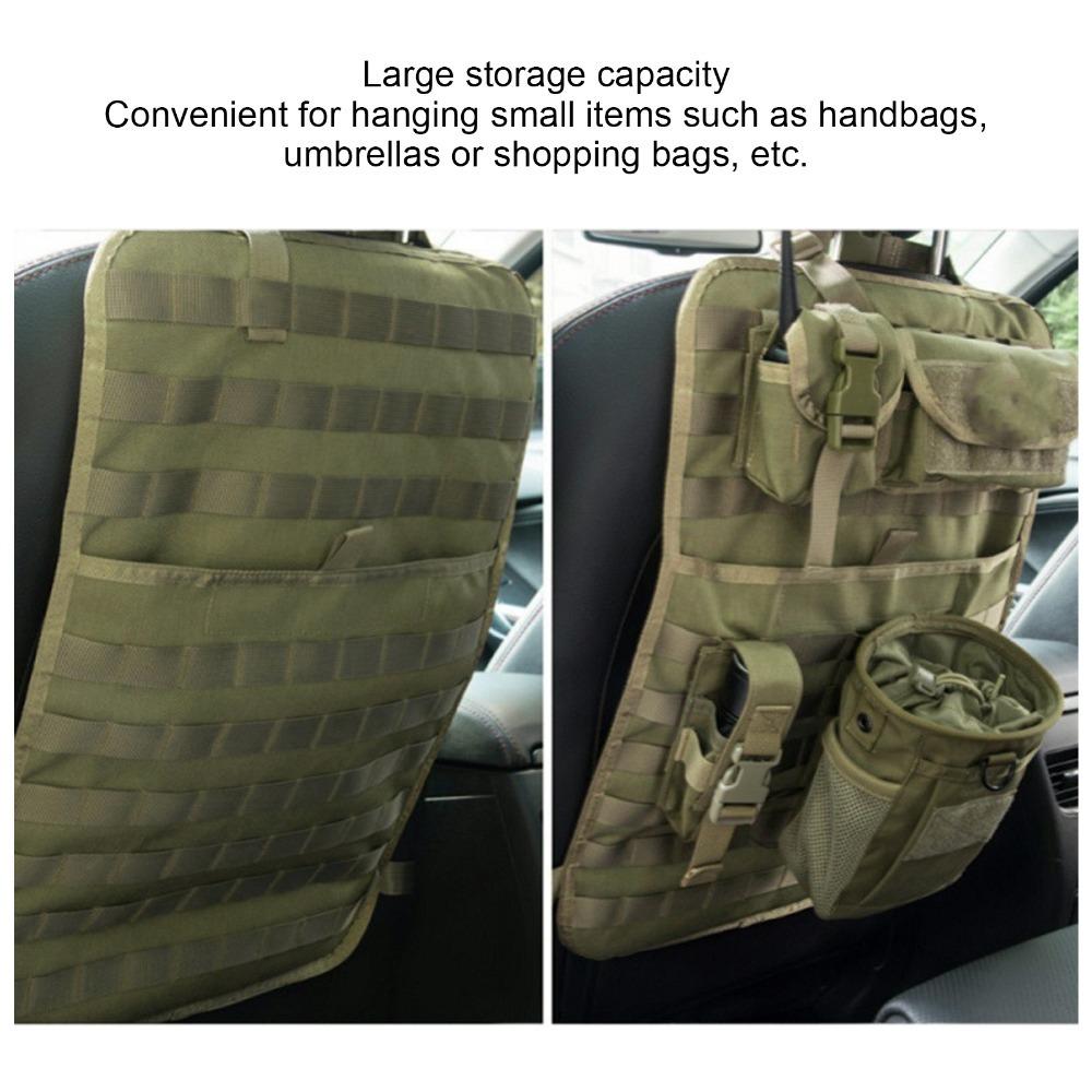 

Oxford cloth Car Backseat Organizer Large Capacity Car Seat Back Organizer For Cars зелений