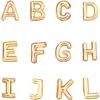 Glossy Titanium Steel Alphabet Necklace for Women - Non-fading, High-grade Letter Pendant On Clavicle Chain