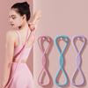 Figure 8 Fitness Resistance Band Anti-slip Silicone 15/25/35Lbs Men Women Arm Shoulder Stretch Strength Training Exercise Elastic Strap Tension Rope