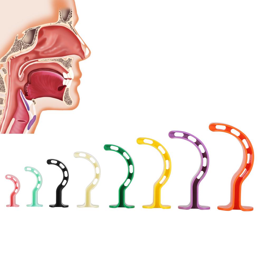 8 ks Lékárnička Ústní dýchací cesty Guedelova trubice Plynová vodicí trubice pro dýchací přístroj