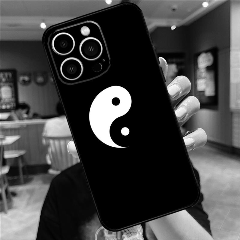 Eight Diagrams Taiji Yin Yang Soft Case For iPhone 16 15 Pro Max 14 Plus 13 12 Mini 11 XS Max X XR 7 8 Back Cover