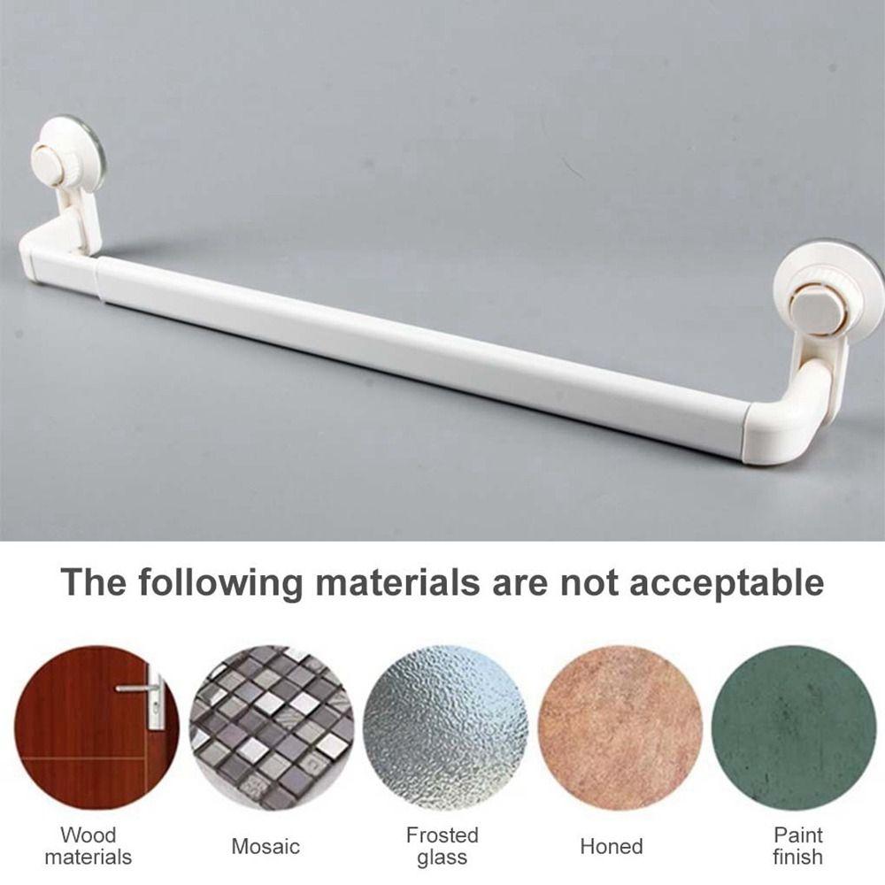 Aluminum Zinc Zinc Alloy Vacuum Suction Cup Towel Rack Non-punching Towel Holders  for Kitchen