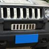For Hummer H2 2003-2009 Stainless Steel Car Front Bumper Grille Air Intake Cover Mesh Decoration Car Modification Accessories
