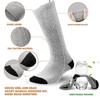 Washable Electric Heated Socks Power Bank Operated Battery Heating Socks  Skiing
