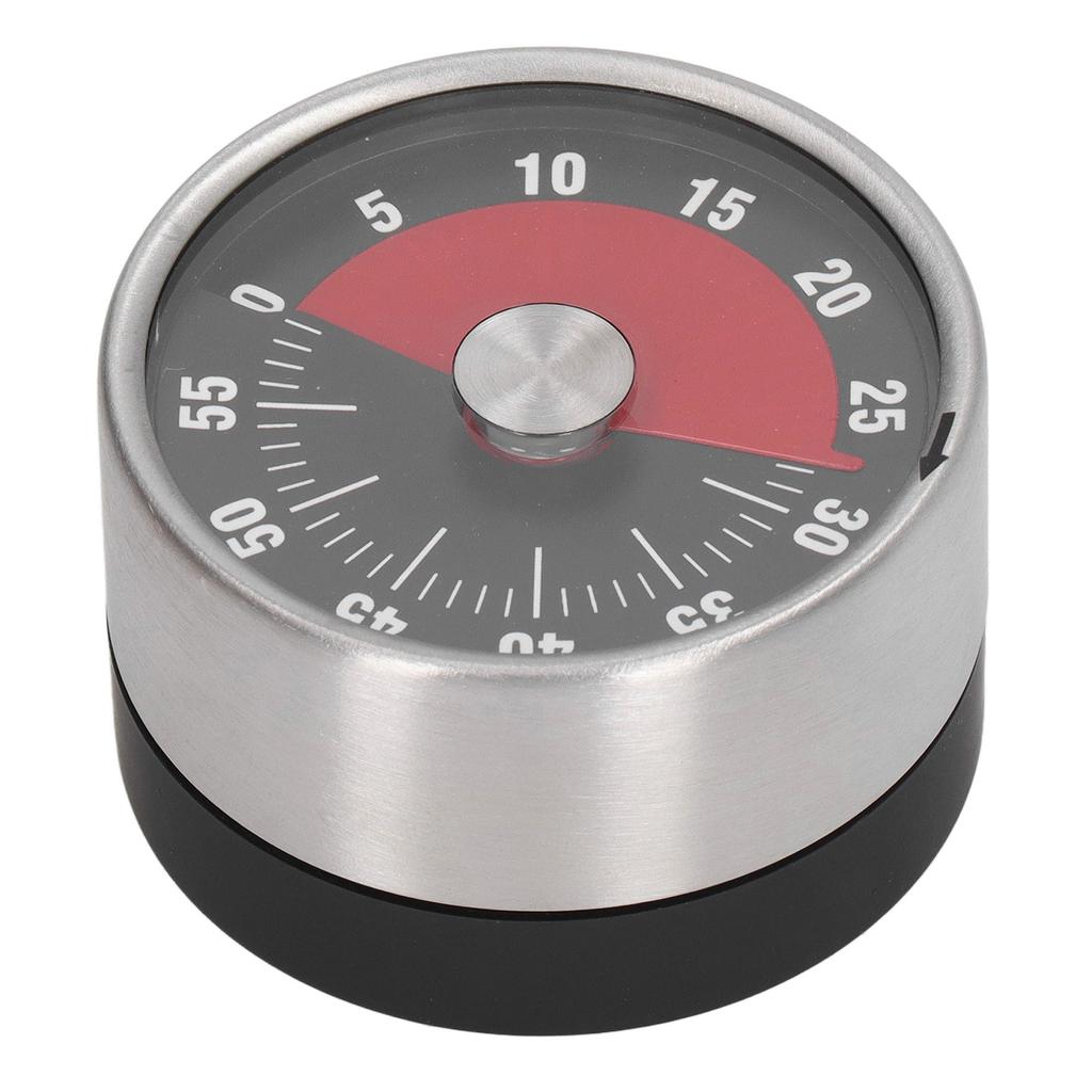 Magnetic Timer Magnet Design Stainless Steel 70db Alert High Accuracy Visual Timer for Kitchen Cooking Management