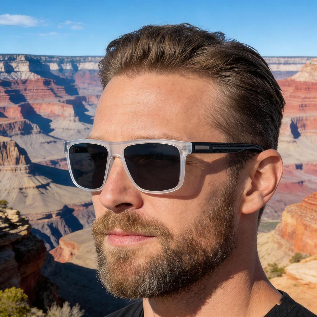 KAJILA Fashion 2025 Square Polarized Sunglasses for Men - Versatile Outdoor UV Protection
