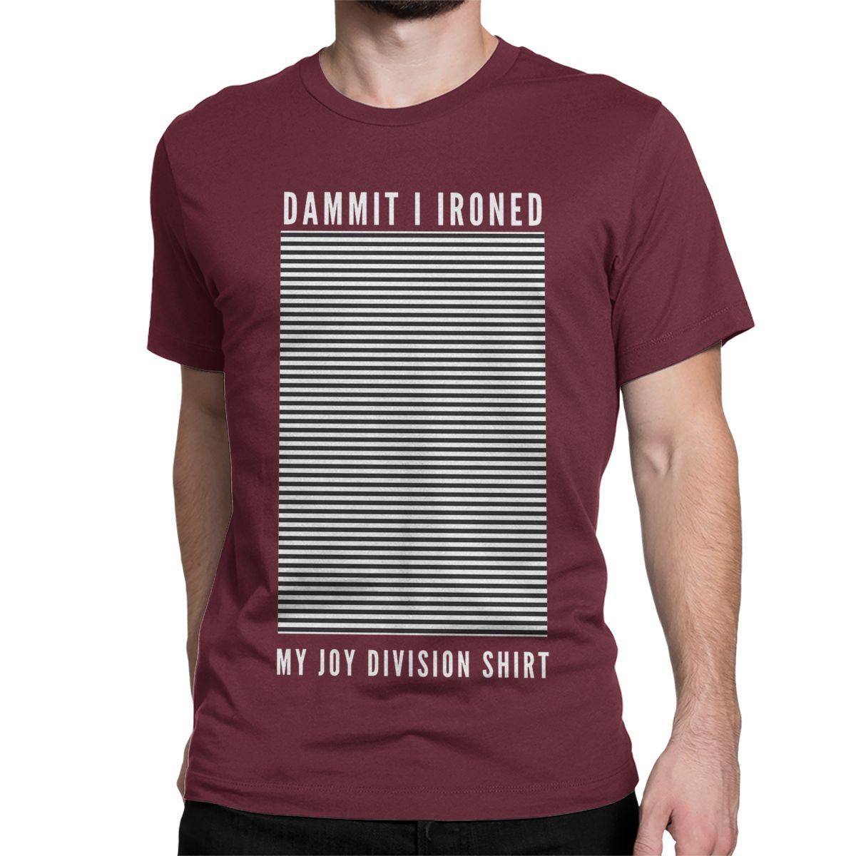 

Вінтажний Я випрасував свої футболки Joy Division для чоловіків жінок Круглий виріз 100% Бавовна Футболка Рок Музика Короткий рукав Футболки Ідея для подарунка Топи L