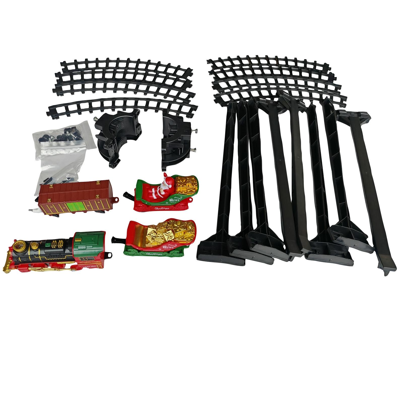 

Подвесной Рождественский Набор Поезда со Светом//Звуком/Музыкой, Игрушечный Набор Поезда Вокруг Под Рождественской Елкой, Рождественский Подарок Игрушки с Клаусом, Рождественская Елка Тр