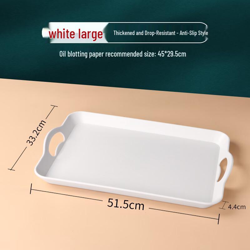 Commercial Non-slip Plastic Serving Tray