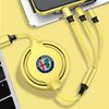 Car Accessories 3 In 1 Micro Cable Multi Charger For Alfa Romeo 159 147 156 166 Giulietta Giulia Mito Stelvio Brera Spider