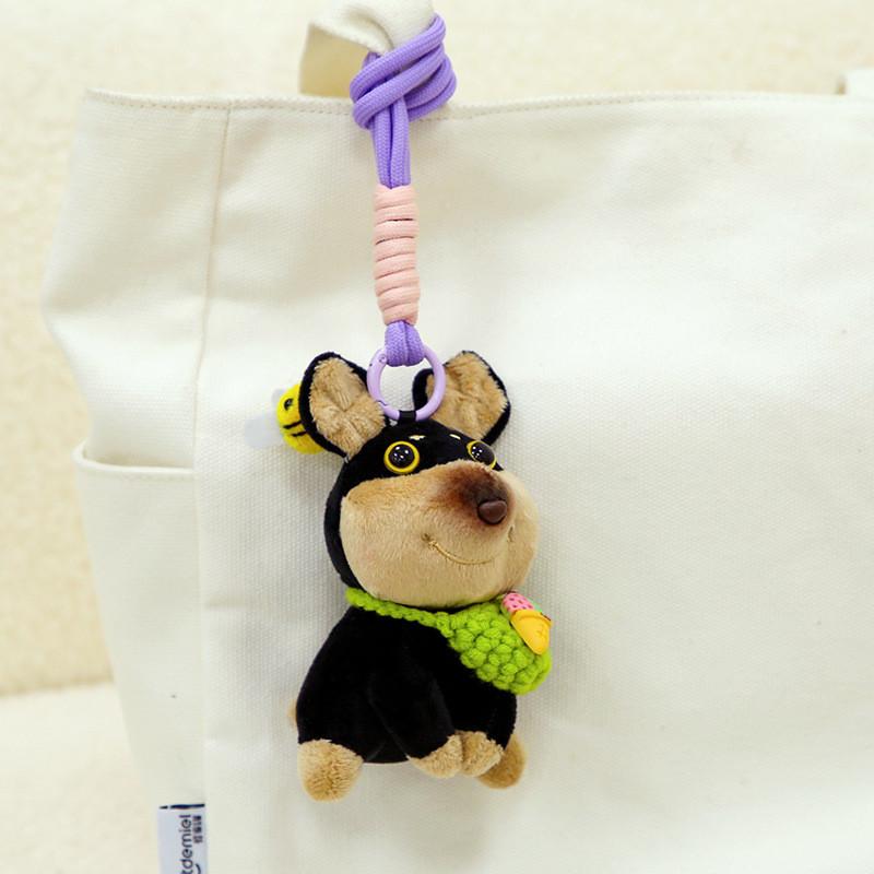 

Подвеска Пчела Собака Плюшевая Игрушка Кукла Мультяшное Животное Подвеска для Сумки Брелок Милое Украшение Подарок
