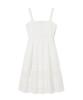 WACKY WILLY Women'S Cotton Sleeveless Dress White