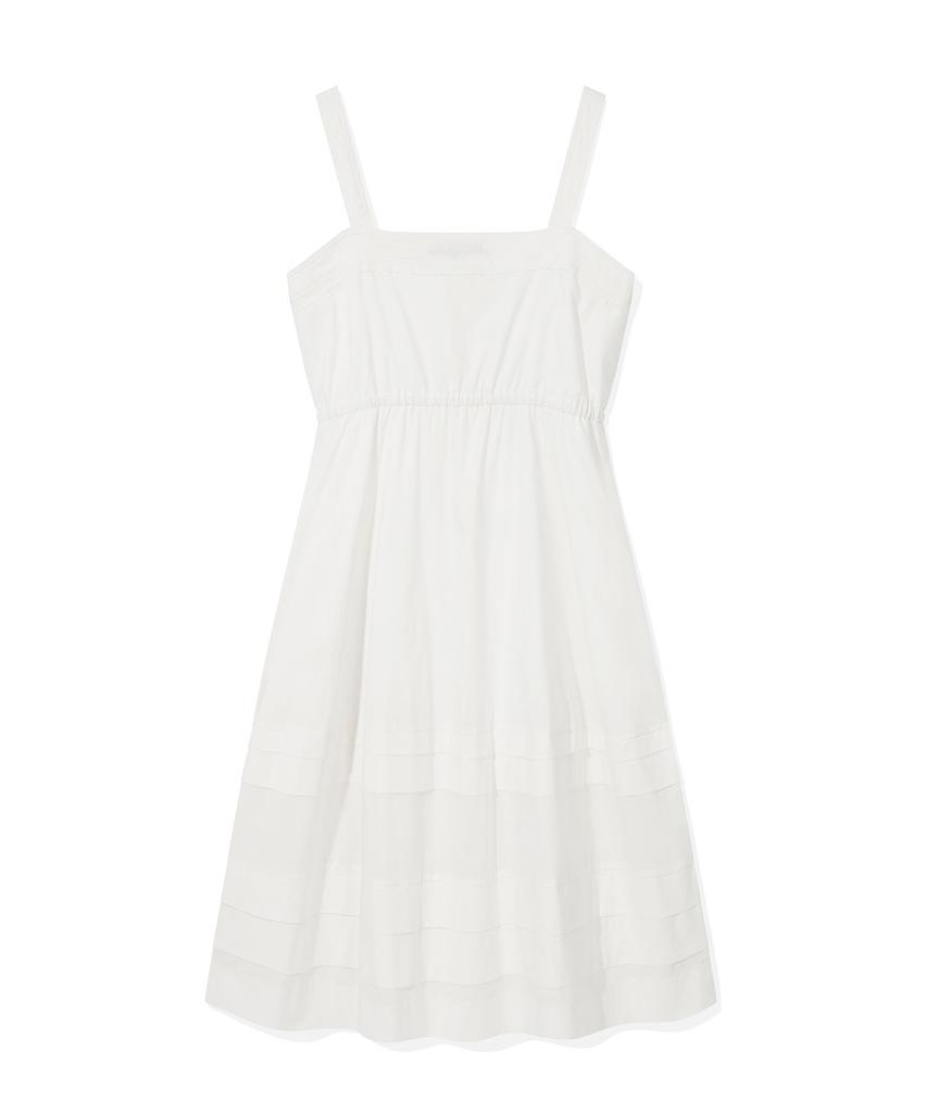WACKY WILLY Women'S Cotton Sleeveless Dress White