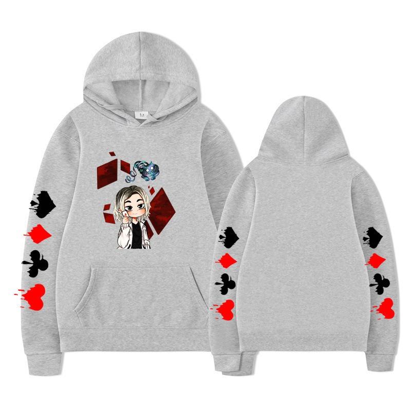Hunter X Hunter Japanische Animation Hoodie Herren Damen Harajuku Pullover Streetwear Unisex Herbst/Winter Plüsch-Sweater