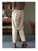 Dames harembroek met verdikte taille, herfst/winterstijl 2026, modieuze elastische taille, lange, comfortabele broek
