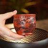 180ml Yixing Zisha Landscape Teacup Elegant Tea Bowl Tea Pair Tea-tasting Smelling Cup Chazhan Master Cups Household Drinkware