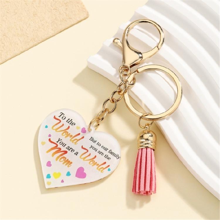Mother's Day Pendant Keychain Backpacks Charm Key Holder Handbag Charm for Purses Backpacks Keyring Decoration