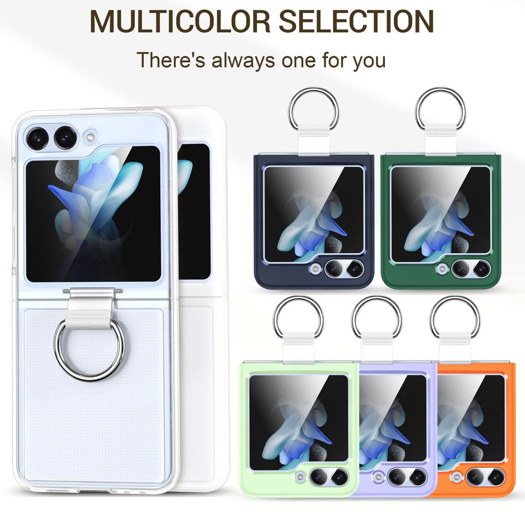 Pro Samsung Z Flip 5 4 Módní skládací kroužek s hedvábnou šňůrkou na šňůrku Pouzdro na telefon pro Samsung Galaxy Z Flip 3 4 5 Nárazuvzdorný ochranný kryt