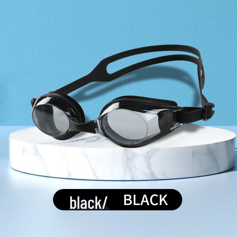Bath War Adult Waterproof Swimming Goggles - Black 3-Pack