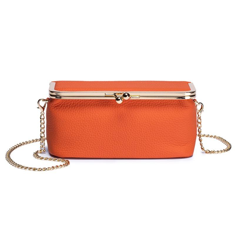 New European and American fashion chain bag women's shoulder messenger bag leather multi-functional gold storage bag large capacity