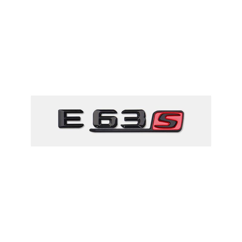 MLAI6 E63S Logo Badge Car Stickers for Mercedes Benz E63 Refitted Eclass 6.3AMG Fender Side Labelflag New Old Rear Trunk Displacement