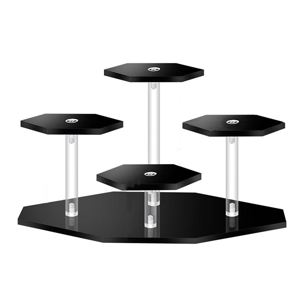 Suport Acrilic Practic pentru Afișare Suport Raft Organizator Robust și Durabil pentru Figurine de Colecție și Accesorii de Bijuterie