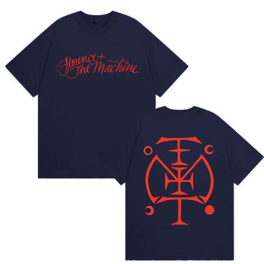 Florence The Machine Tour 2026 Print T Shirt Unisex Women Harajuku High Quality Clothing TShirts Pure Cotton Short Sleeve Tshirt