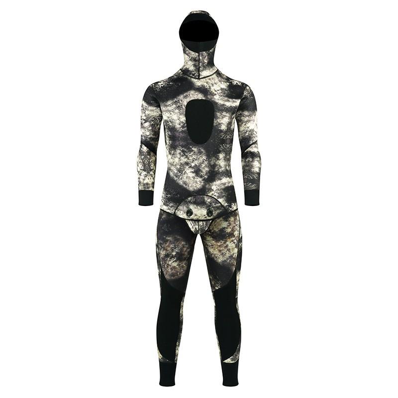 Mens Womens Camo Neoprene Wetsuit Diving Snorkeling Spearfishing Thermal Protection 1.5-7mm BSCI Certified