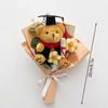 Little Bear Crochet Bouquet Graduation Flower Bouquets Graduation Gifts Wedding Gift for Guests Bouquets Valentine's Day Bouquet