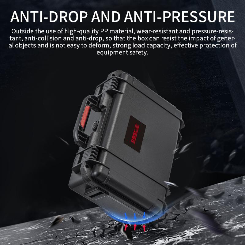 STARTRC Waterproof Hard Case for Insta360 X4 Double Layers Travel Carrying Case Large Storage Action Camera Accessories