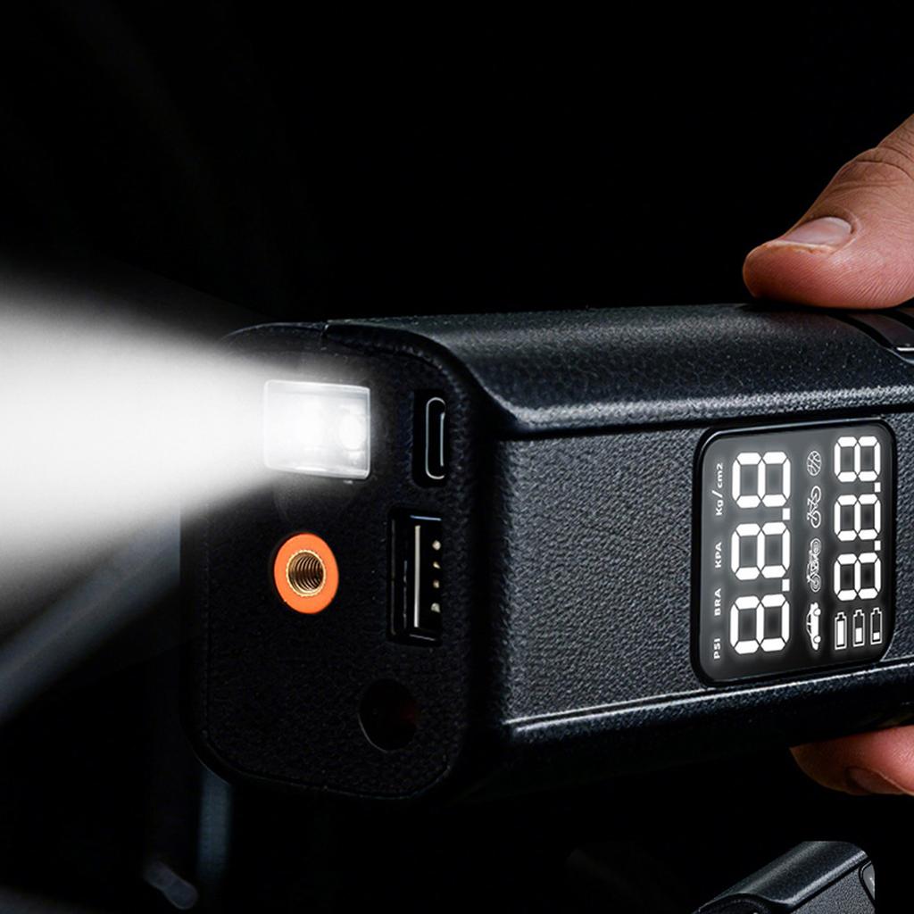 Tire Inflator Portable Compressor, Car Tire With Digital Pressure Gauge, Rechargeable Battery,for Car, SUV, Motorcycle,Ball