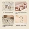 Travel Hair Dryer Bag Quilted Hair Dryer Pouch with Hook Portable Padded Hair Tools Organizer