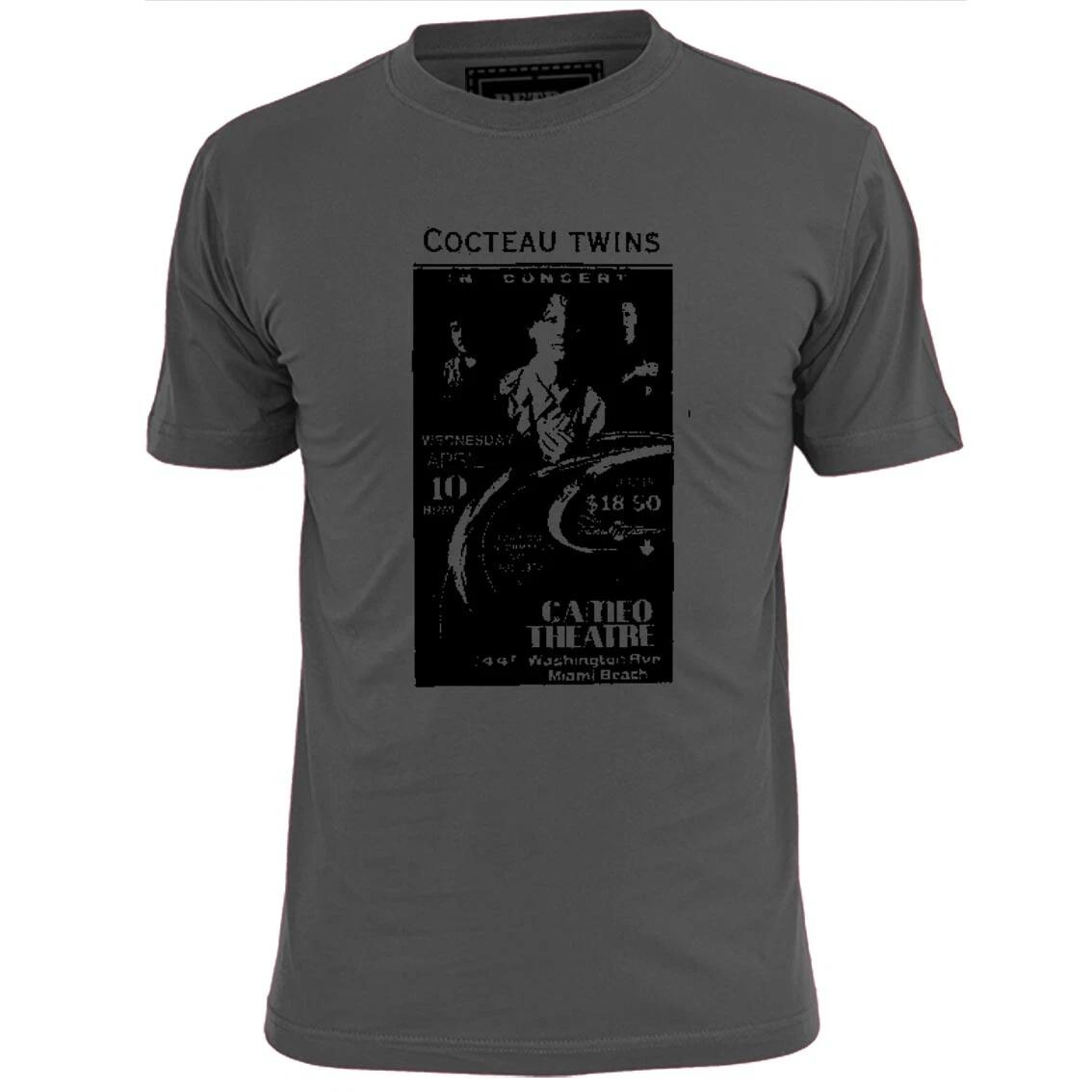 Mens Cocteau Twins Inspired Gig Poster T shirt Punk Rock 2XL