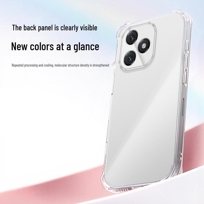 Compatible Huawei Enjoy 80/80pro/80s Airbag TPU Transparent Phone Case - Four Corner Drop-Proof Design