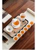 Lux Mutton Fat White Porcelain Kung Fu Tea Set: Gaiwan & Teacup with Portable Gift Box