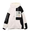 Korean Style Plus Size Mid-Length Lambswool Hoodie for Women - Slimming, Versatile, Thickened, and Cozy.