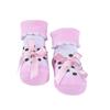 3pairs Newborn Baby Girls Socks Bow Toddler Indoor Socks Fit 0-6 Months