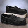 Men Loafers Outdoor Man Casual Shoes Waterproof Oil Resistant Chef Shoes Comfortable Dress Shoe Slip On Driving Shoe Zapatillas