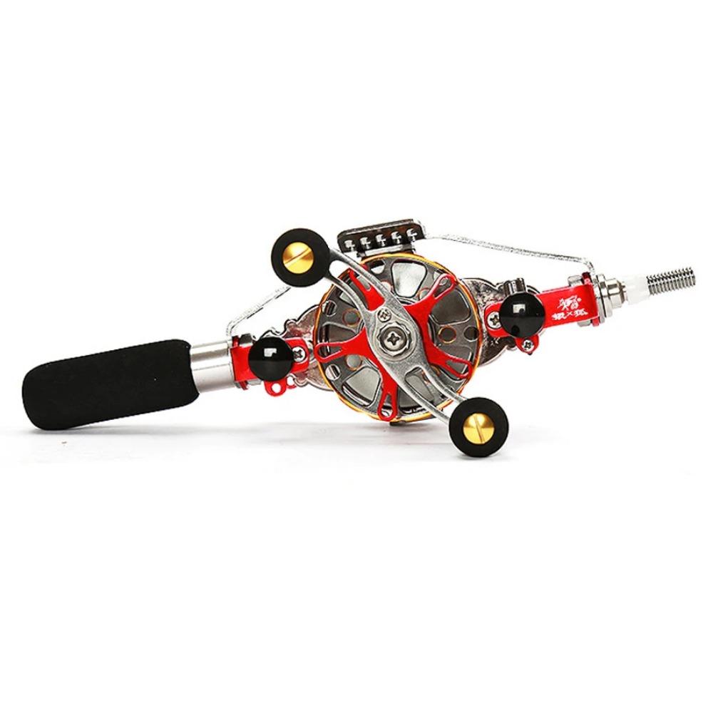 FULL-METAL Automatic Line Speed Ratio 2.5:1 Before Front Wheel Fishing Rod Modified Inside The Line Overnight Round Fishing Reel
