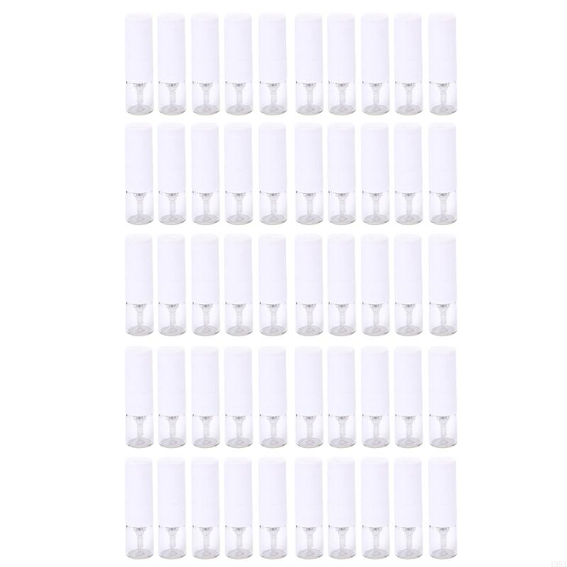 50 Pezzi 1ml Flaconi Spray Atomizzatore in Vetro A Prova di Perdite Portatili Ricaricabili Flaconi per Profumi Per Appassionati di Fragranze e Viaggi