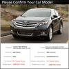 Car exterior Accessories Chrome Carbon Fiber Door Handle Cover Stickers for Toyota Venza AV10 10 2008 2009 2010 2011 2012~2017