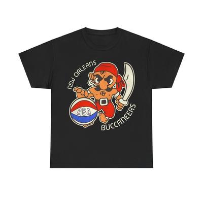 New Orleans Buccaneers Basketball Team Nostalgisches Retro T-Shirt