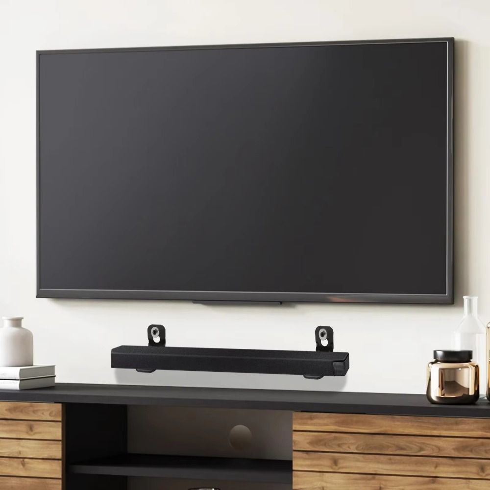 L Shaped Bracket Soundbar Hanger Soundbar Wall Mount  Audio System Setup