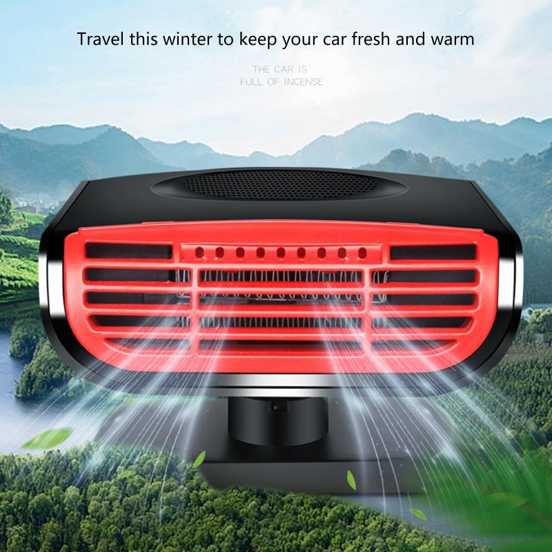 Tragbare 12V Autoheizung Zigarettenanzünder Windschutzscheibenenteiser & Entfroster 2 in 1 Schnelle Heizung/Kühlung Heizung Entfeuchter