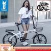 Flying Pigeon 20" Foldable Adult Variable-Speed Commuter Bicycle