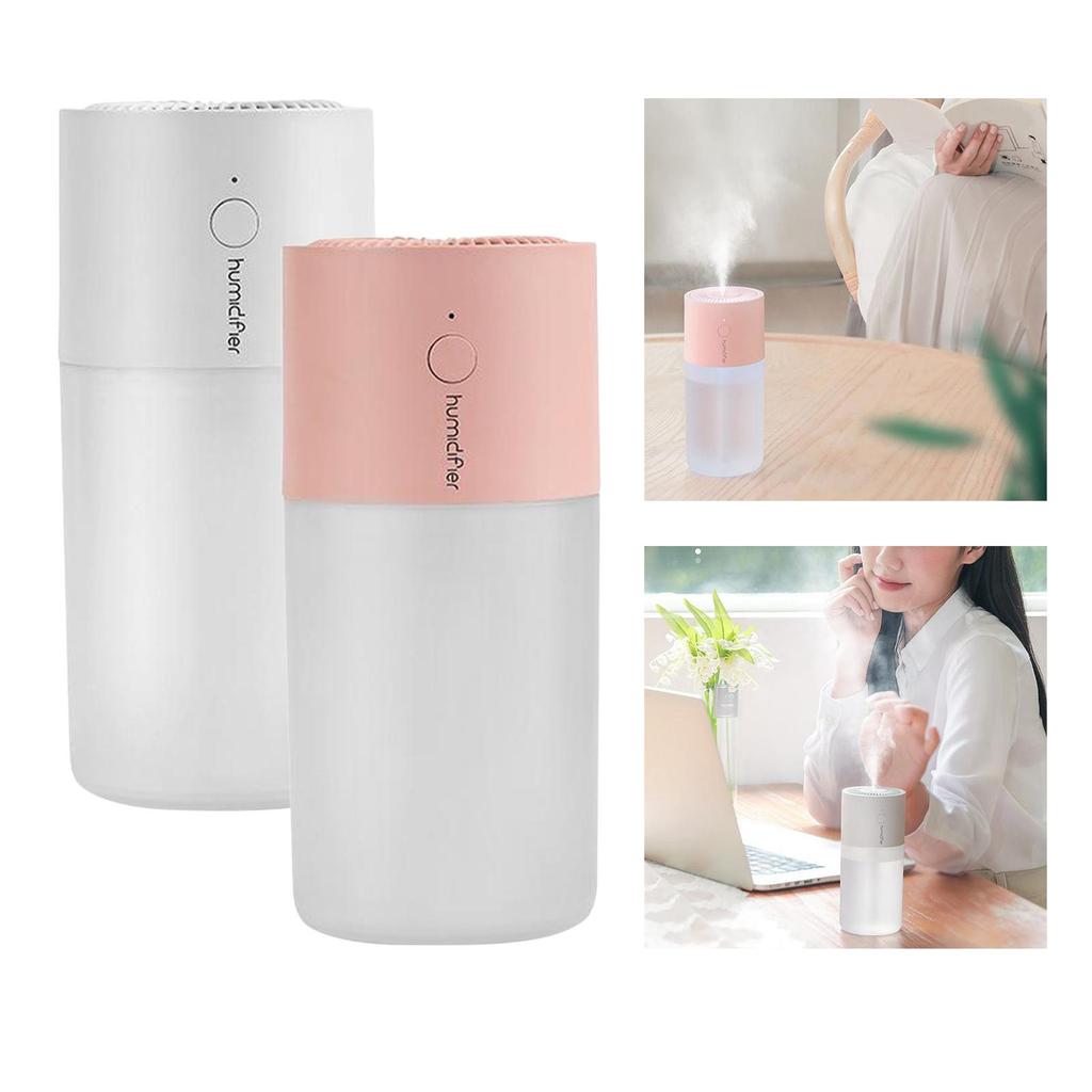 USB Humidifier, 300ml Mini Portable Humidifier, Air Humidifier with Light, Color Changing, Suitable for Home, , Car