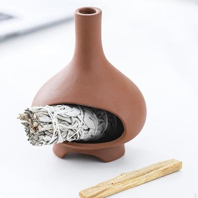 Ceramic Palo Santo Holder Incense Burner Ornament Multipurpose Handcrafted Sage
