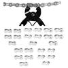 5Pairs 6/7/8/9/10/11/12 Speed Connector Joints Quick Unbuckle  Bicycle Accessories
