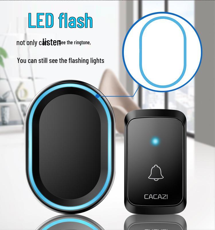 Smart Wireless Home Doorbell, Long-Range, Waterproof, 58 Melodies with Memory