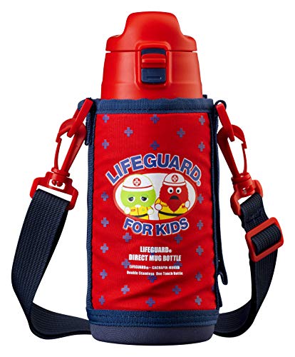 

Бутылка для воды Atlas 670 мл, Термоизолированная, Легкая, для Детей, Прямое питье, с Чашкой, Двустороннее использование, с Чехлом, Дизайн Гачапин и Мукку, Спасатель,